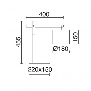 Lámpara de sobremesa Britta