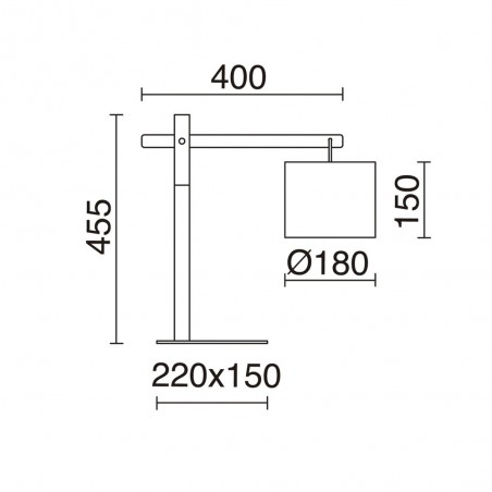 Lámpara de sobremesa Britta