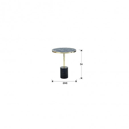 Mesa auxiliar Dekala II (54x46)