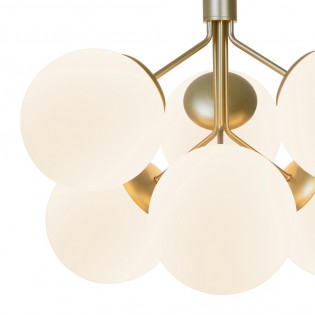 Lámpara colgante Ivona Opal (6 luces)