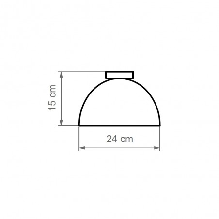 Plafón de techo LED Absis Blanco (8W)