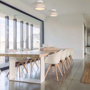 Plafón de techo LED Absis Blanco (8W)