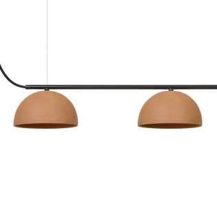 Regleta de techo LED Absis Terracota (3x8W)