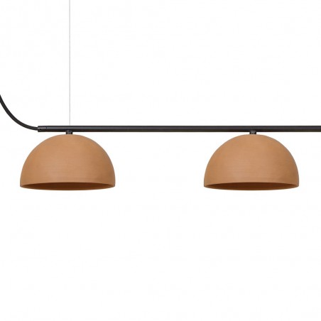 Regleta de techo LED Absis Terracota (3x8W)