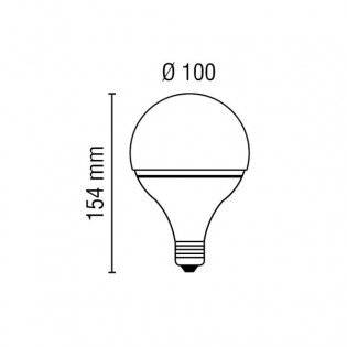 Bombilla LED Globo 16W
