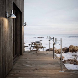 Baliza de exterior galvanizada Arki 100