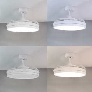 Ventilador LED con aspas plegables Brando (48W)