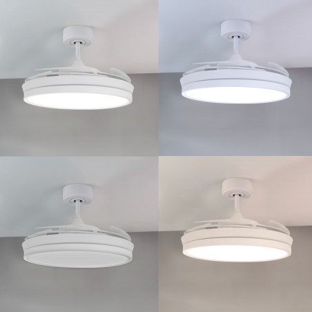 Ventilador LED con aspas plegables Brando (48W)