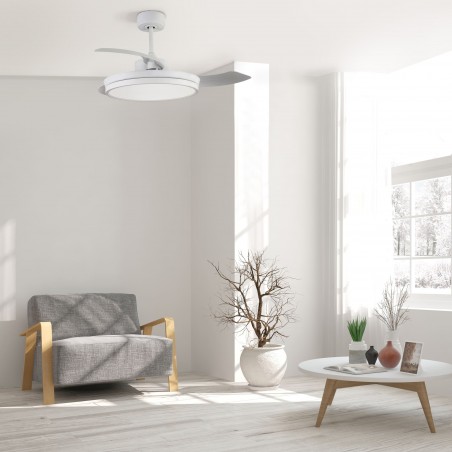 Ventilador LED con aspas plegables Brando (48W)