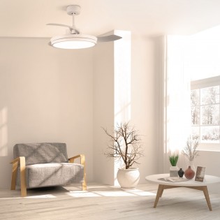 Ventilador LED con aspas plegables Brando (48W)