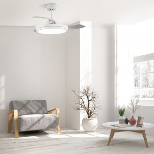 Ventilador LED con aspas plegables Brando (48W)