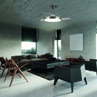 Ventilador LED con aspas plegables Areca (48W)