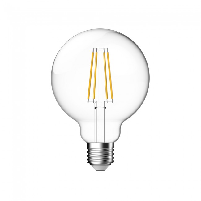 Bombilla LED E27 G95 Transparente Smart (4.7W)