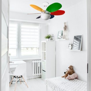 Ventilador con luz Orion Multicolor