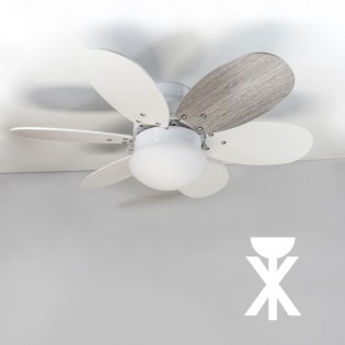 Ventilador de techo con luz Orion