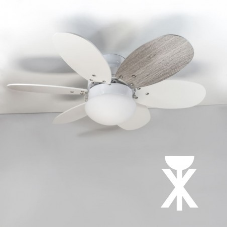 Ventilador de techo con luz Orion