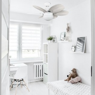 Ventilador de techo con luz Tauro