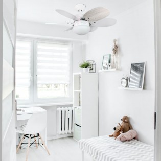 Ventilador de techo con luz Tauro