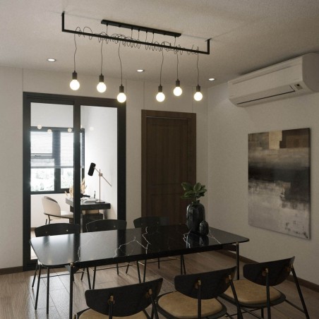 Regleta de techo Salamanca (6 luces)