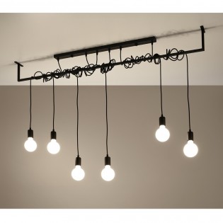 Regleta de techo Salamanca (6 luces)