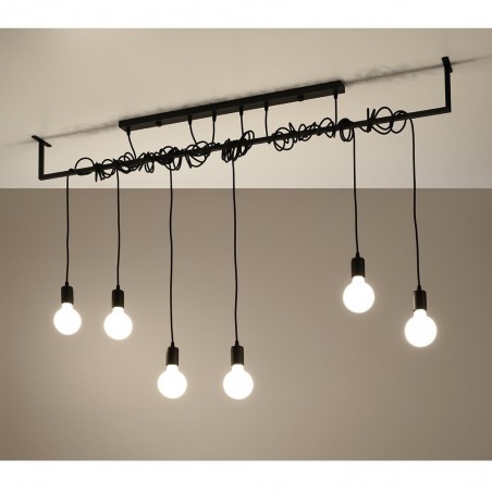 Regleta de techo Salamanca (6 luces)