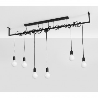 Regleta de techo Salamanca (6 luces)