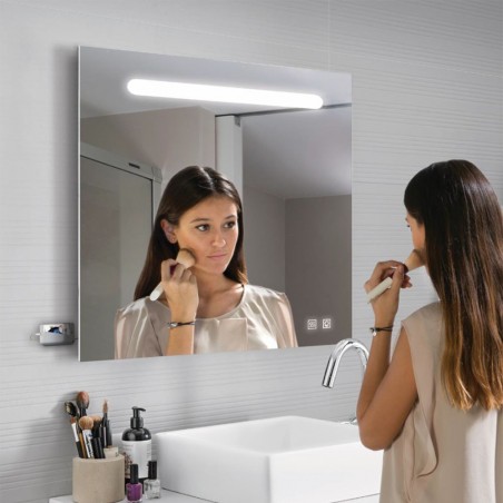 Espejo con luz LED Lina USB (50x70 cm.)