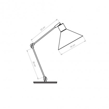 Lámpara sobremesa CAPUCHINA