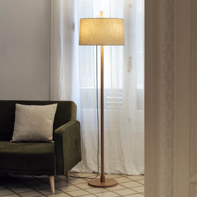 Lámpara de pie nórdica Linood