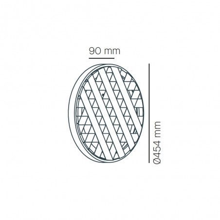 Aplique de pared LED Loom (16W)