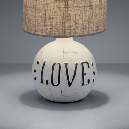 Lámpara de mesa Esna Love