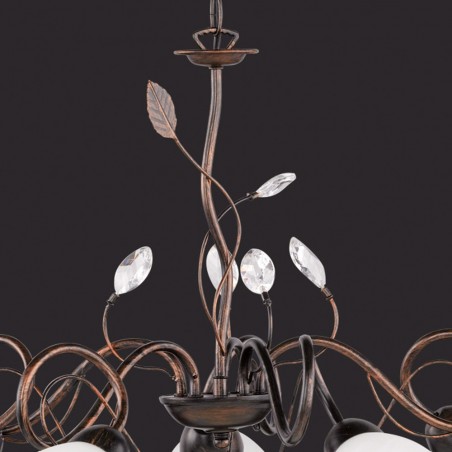 Lámpara de araña Traditio (5 luces)