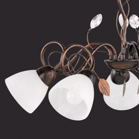 Lámpara de araña Traditio (5 luces)