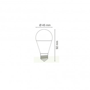 Bombilla LED E27 G45 (8,5W - 6000ºK)