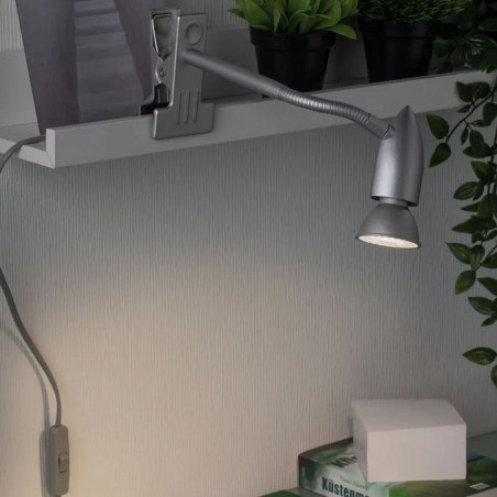 Lámpara con pinza/clip Geza