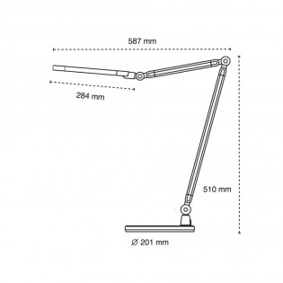 Flexo LED con cargador wireless Lul (10W)