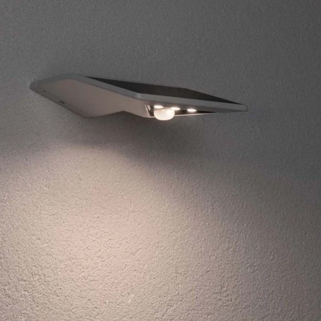 Aplique solar Led Yoko con sensor de movimiento