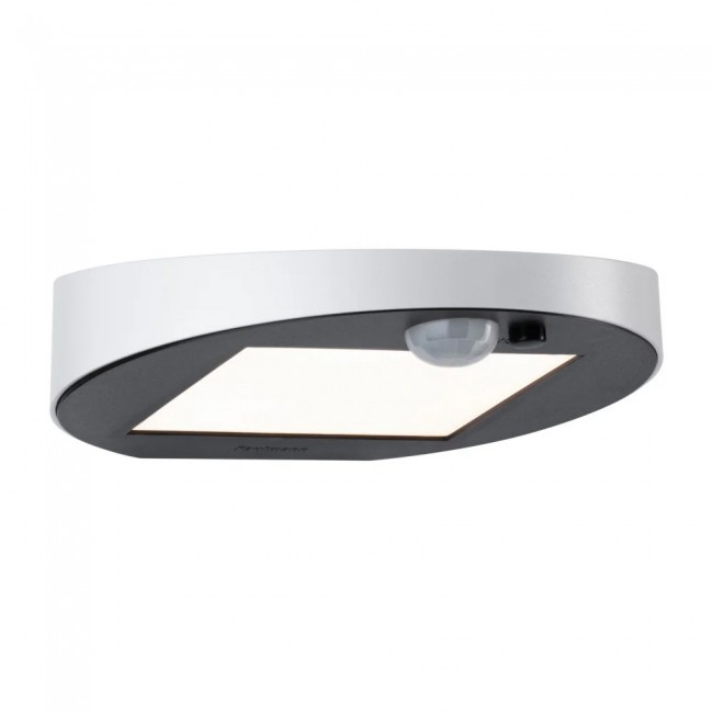 aplique solar led ryse con sensor de movimiento 12w