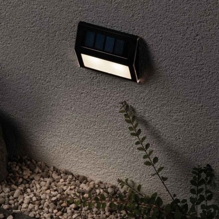 Aplique solar Led Dayton con sensor crepuscular (1W)