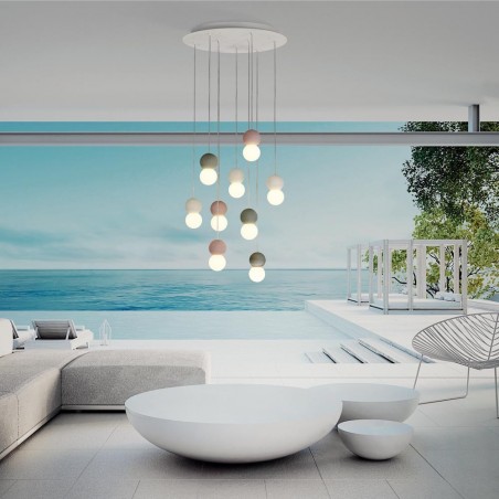 Lámpara de techo Galaxia (9 luces)