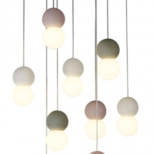 Lámpara de techo Galaxia (9 luces)