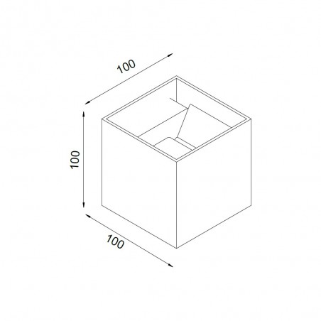 Aplique de pared exterior LED Davos (2x6W)