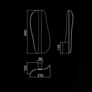 Aplique de pared LED Bianca (15W)