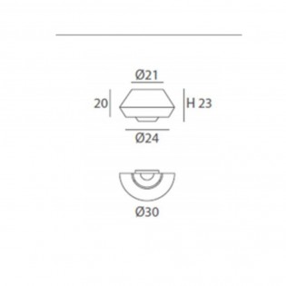 Aplique de pared Banyo