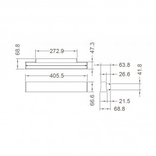 Aplique de pared LED Hanok (14W)