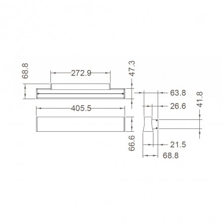 Aplique de pared LED Hanok (14W)