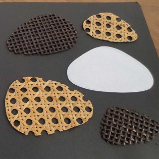 Lámpara de mesa Screen Cannage Noir