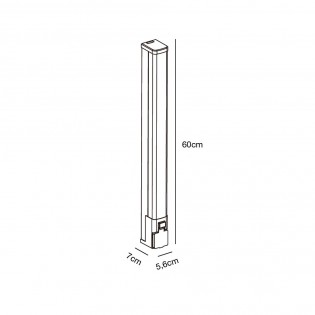 Aplique de pared LED para baños Sjaver (15W)