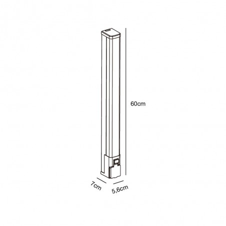 Aplique de pared LED para baños Sjaver (15W)