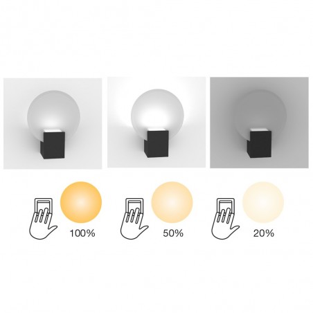 Aplique LED Dimable para baños Hester (9.5W)